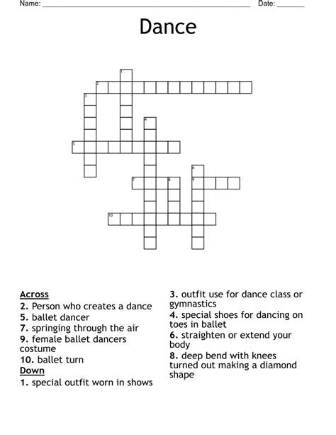 all night dance party crossword